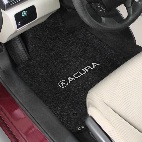 Lloyd Mat's ACURA MDX 2014-2017 Front Floor Mats EBONY ULTIMAT ACURA with A LOGO - 600207 - (2017 2016 2015 2014)
