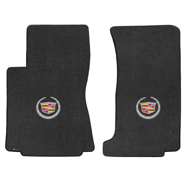 Lloyd Mat's Cadillac CTS-V SEDAN & WAGON 2009-2013.5 Front Floor Mats EBONY VELOURTEX CADILLAC LOGO - 620074 - (2013 2012 2011 2010 2009)