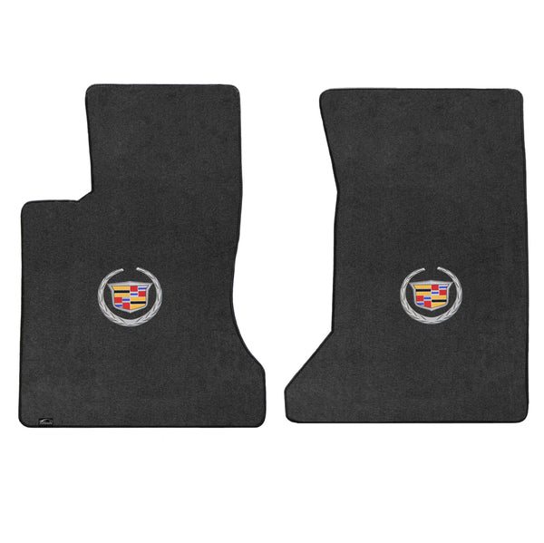 Lloyd Mat's Cadillac SRX 2WD 2006-2009 Front Floor Mats EBONY VELOURTEX CADILLAC LOGO - 620082 - (2009 2008 2007 2006)