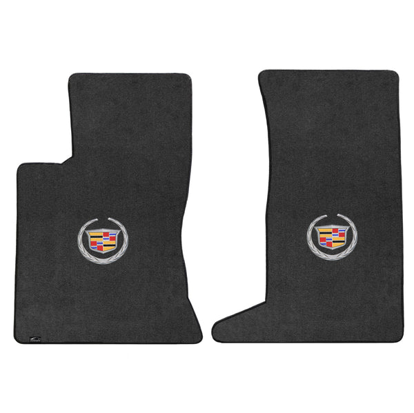 Lloyd Mat's Cadillac SRX AWD V8 2006-2009 Front Floor Mats EBONY VELOURTEX CADILLAC LOGO - 620086 - (2009 2008 2007 2006)