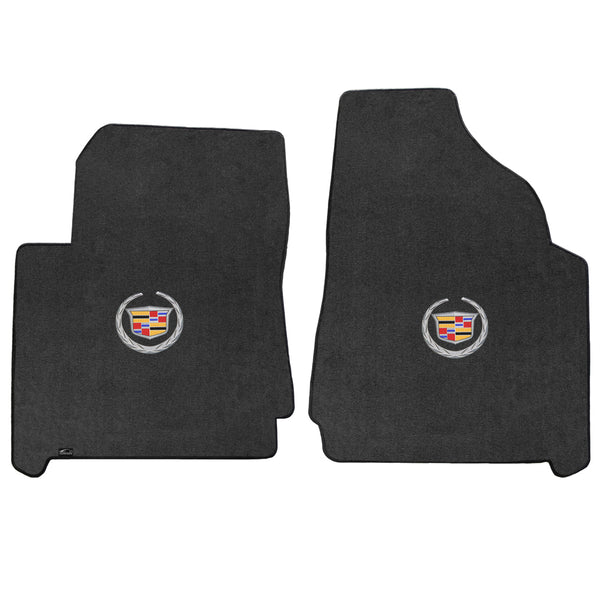 Lloyd Mat's Cadillac SRX 2010-2011 Front Floor Mats EBONY VELOURTEX CADILLAC LOGO - 620088 - (2011 2010)