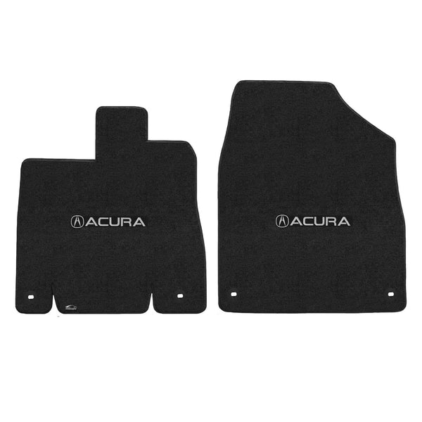 Lloyd Mat's ACURA MDX 2014-2017 Front Floor Mats EBONY VELOURTEX ACURA with A LOGO - 620174 - (2017 2016 2015 2014)