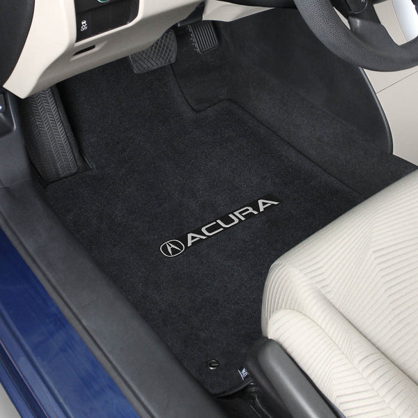 Lloyd Mat's ACURA MDX 2007-2013 Front Floor Mats EBONY VELOURTEX ACURA with A LOGO - 620175 - (2013 2012 2011 2010 2009 2008 2007)
