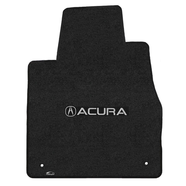 Lloyd Mat's ACURA MDX 2007-2013 Front Floor Mats EBONY VELOURTEX ACURA with A LOGO - 620175 - (2013 2012 2011 2010 2009 2008 2007)