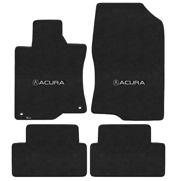 Lloyd Mat's ACURA TSX 2009-2014 Front and Rear Floor Mats EBONY VELOURTEX ACURA with A LOGO - 620185 - (2014 2013 2012 2011 2010 2009)